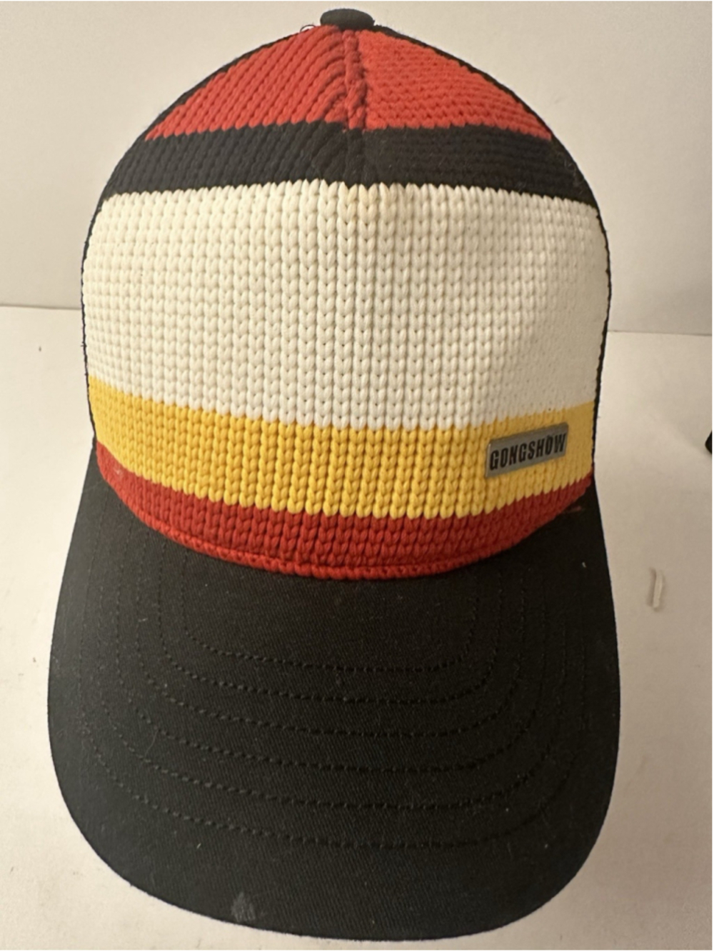 Gongshow Wheel Snipe Party Snapback Hat Cap Knit Stripe Mesh Trucker Hockey